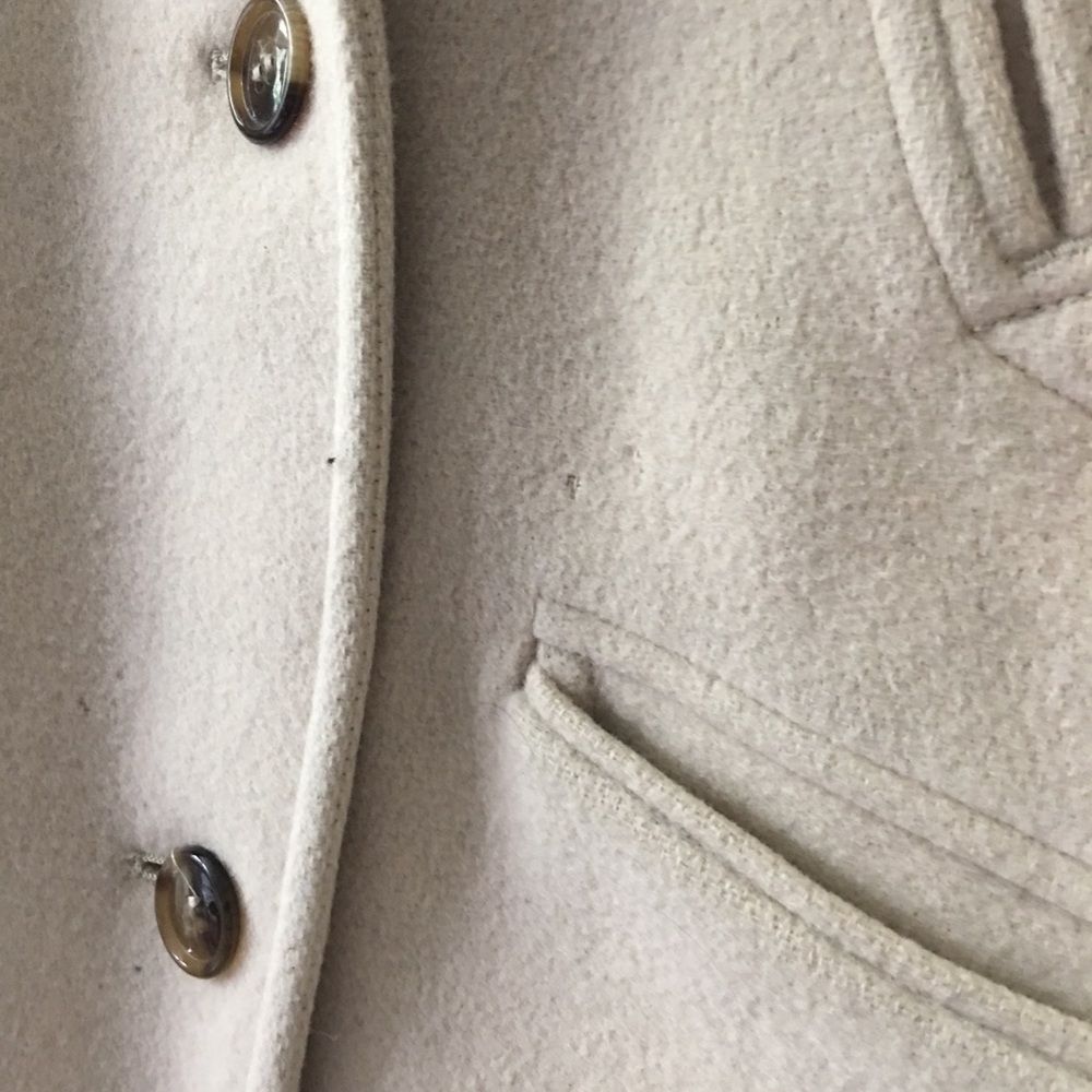 J.Crew Pea Coat Wool Cashmere blend - Picture 5 of 8